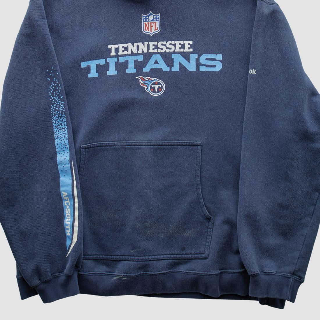 Tennessee Titans Reebok 2000s Hooded Pullover Sweatshirt - Navy Vintage for sale