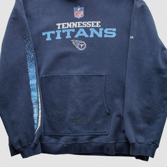 Tennessee Titans Reebok 2000s Hooded Pullover Sweatshirt - Navy Vintage for sale