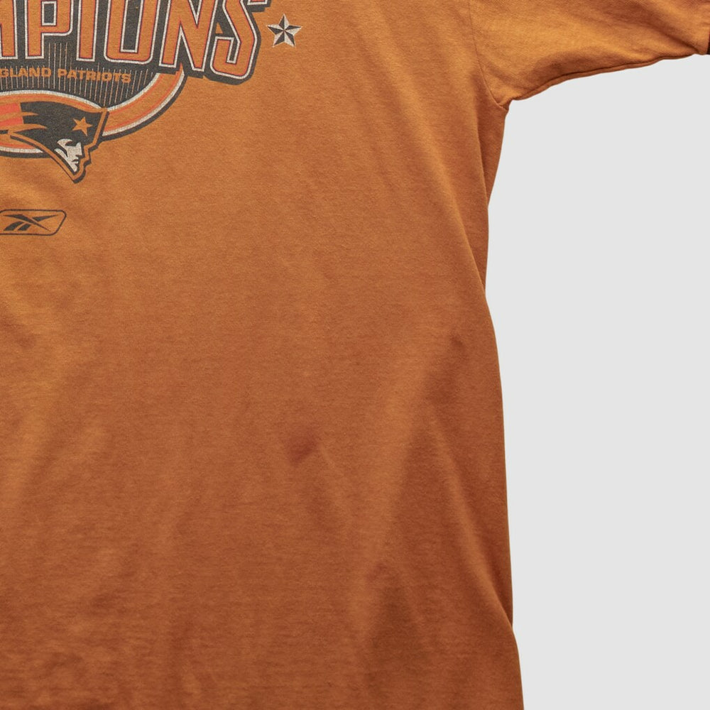 New England Patriots Reebok 2004 T-shirt - Orange Vintage outlet
