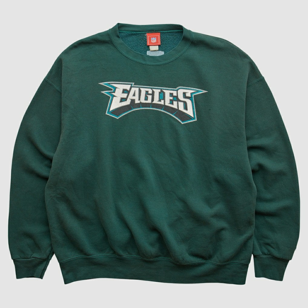 Philadelphia Eagles NFL 2000s Pullover Sweatshirt - Green Vintage on sale