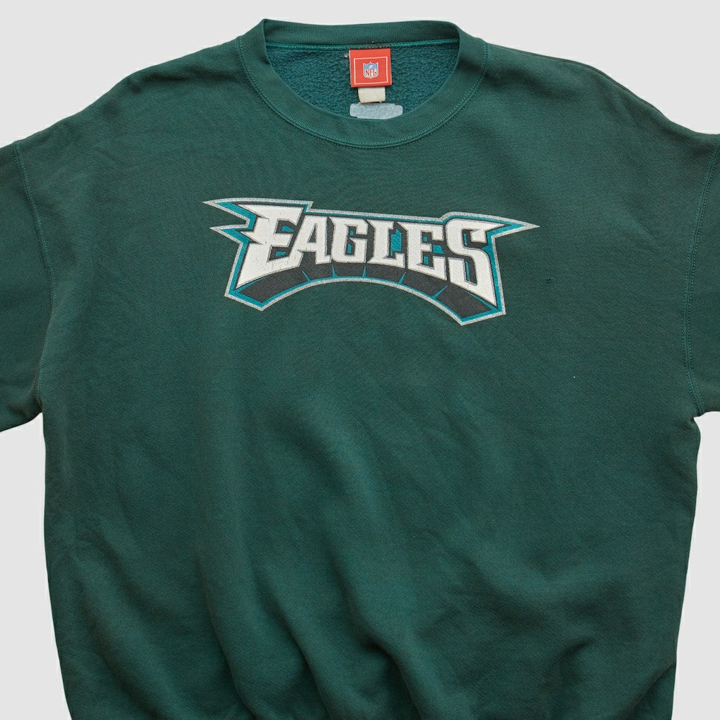 Philadelphia Eagles NFL 2000s Pullover Sweatshirt - Green Vintage on sale