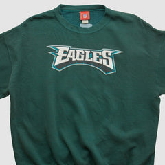 Philadelphia Eagles NFL 2000s Pullover Sweatshirt - Green Vintage on sale