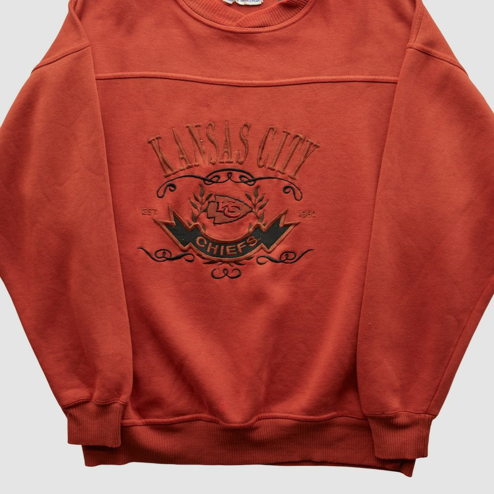 Kansas City Chiefs Crable Sportswear 90s Pullover Sweatshirt - Red Vintage on sale