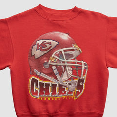 Kansas City Chiefs Lee Apparel 90s Pullover Sweatshirt - Red Vintage cheap