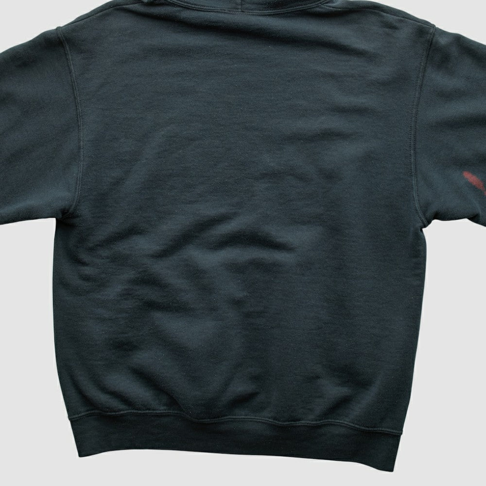 New York Yankees Genuine Merchandise 2010s Hooded Pullover Sweatshirt - Black Vintage