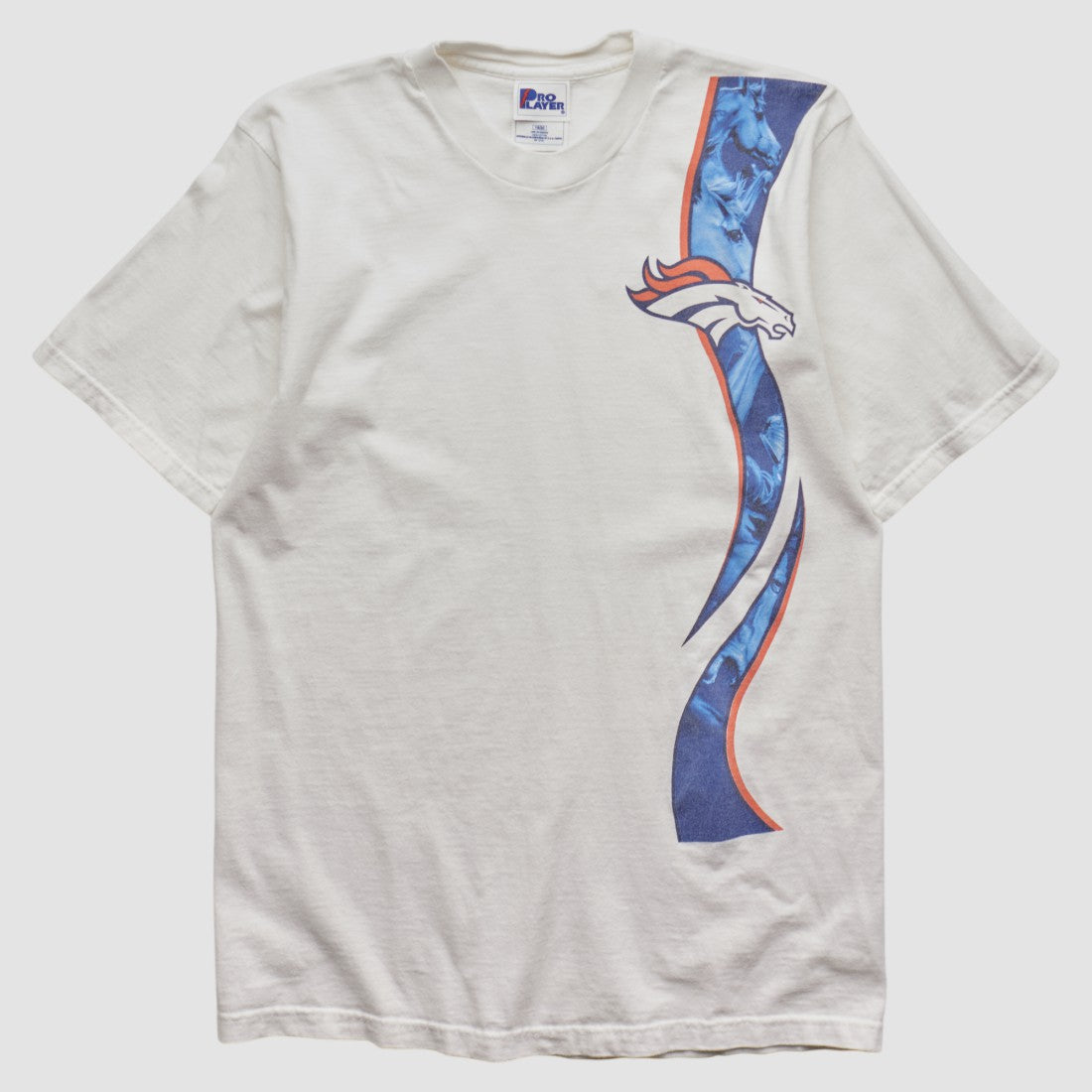Denver Broncos Pro Player 90s T-shirt - White Vintage outlet