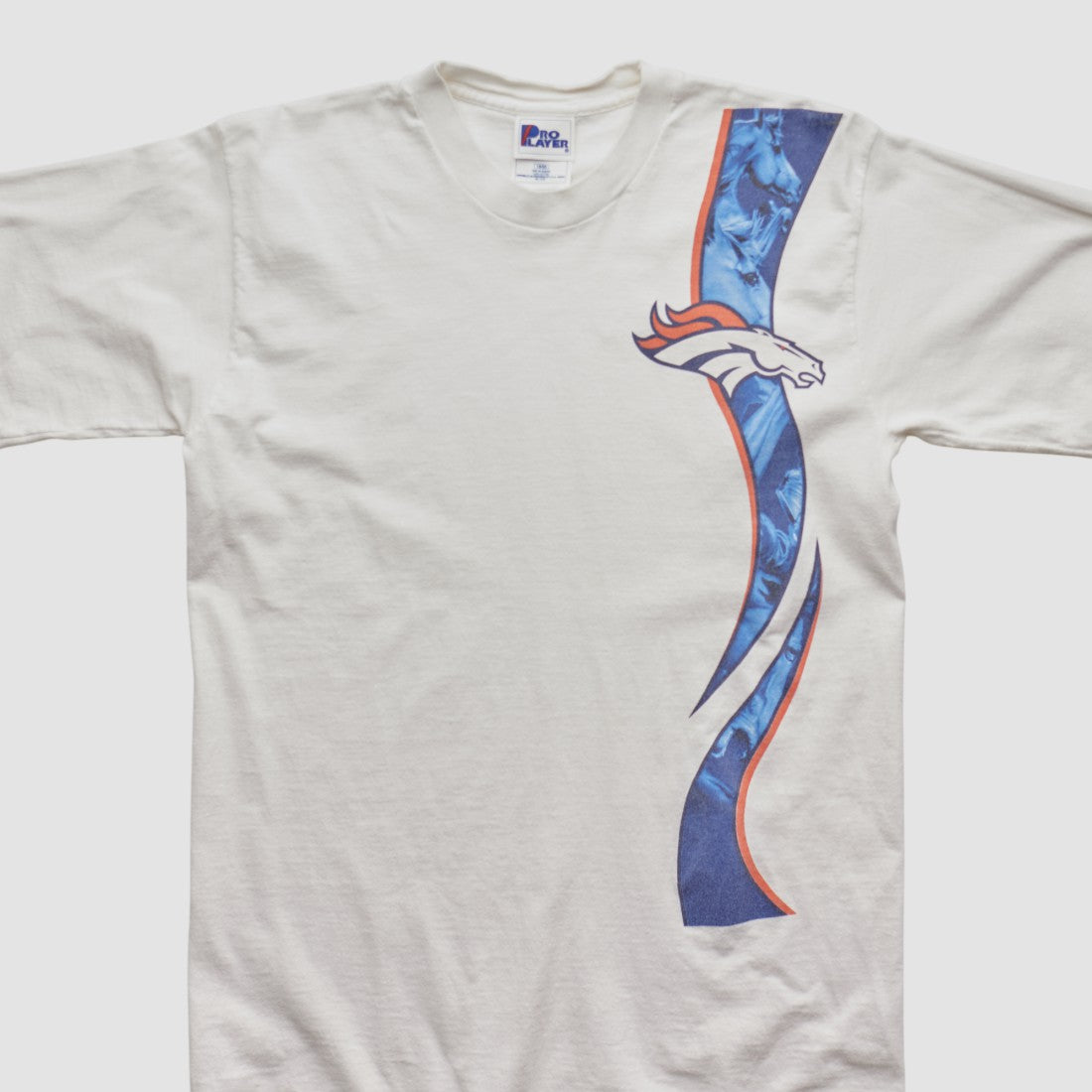 Denver Broncos Pro Player 90s T-shirt - White Vintage outlet