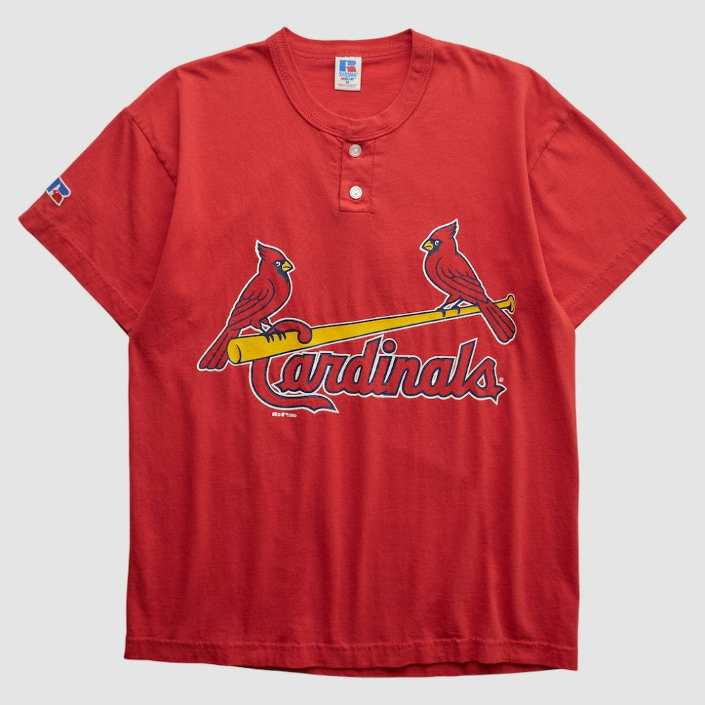 St. Louis Cardinals Russell 2000 T-shirt - Red Vintage