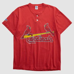 St. Louis Cardinals Russell 2000 T-shirt - Red Vintage