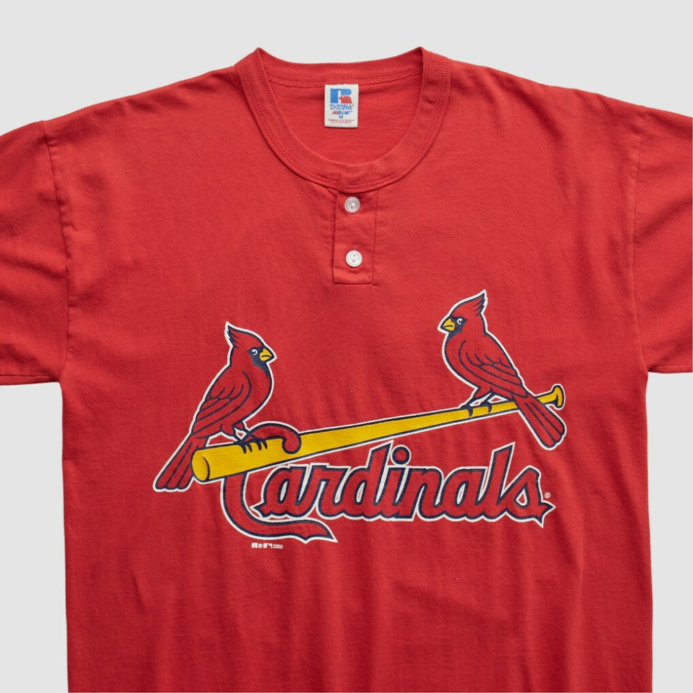 St. Louis Cardinals Russell 2000 T-shirt - Red Vintage