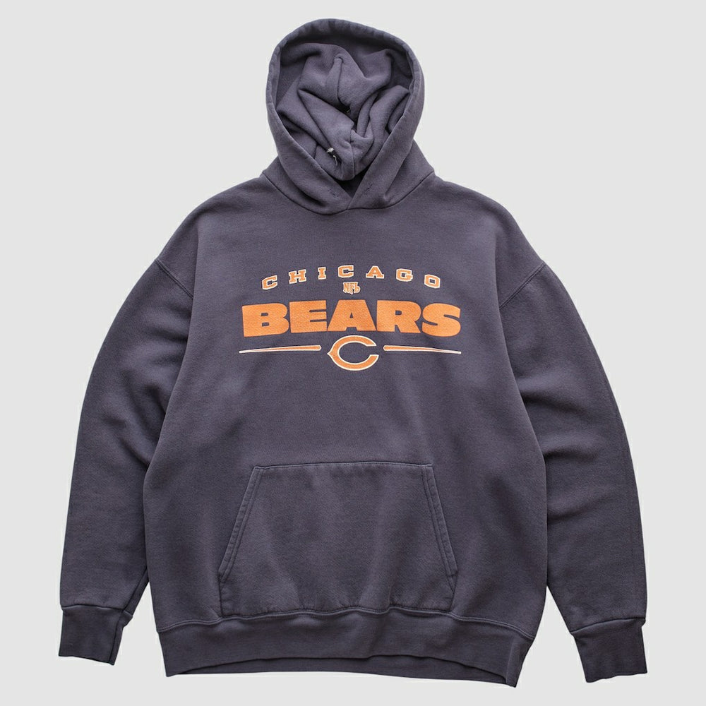 Chicago Bears NFL 2000s Hooded Pullover Sweatshirt - Charcoal Vintage online