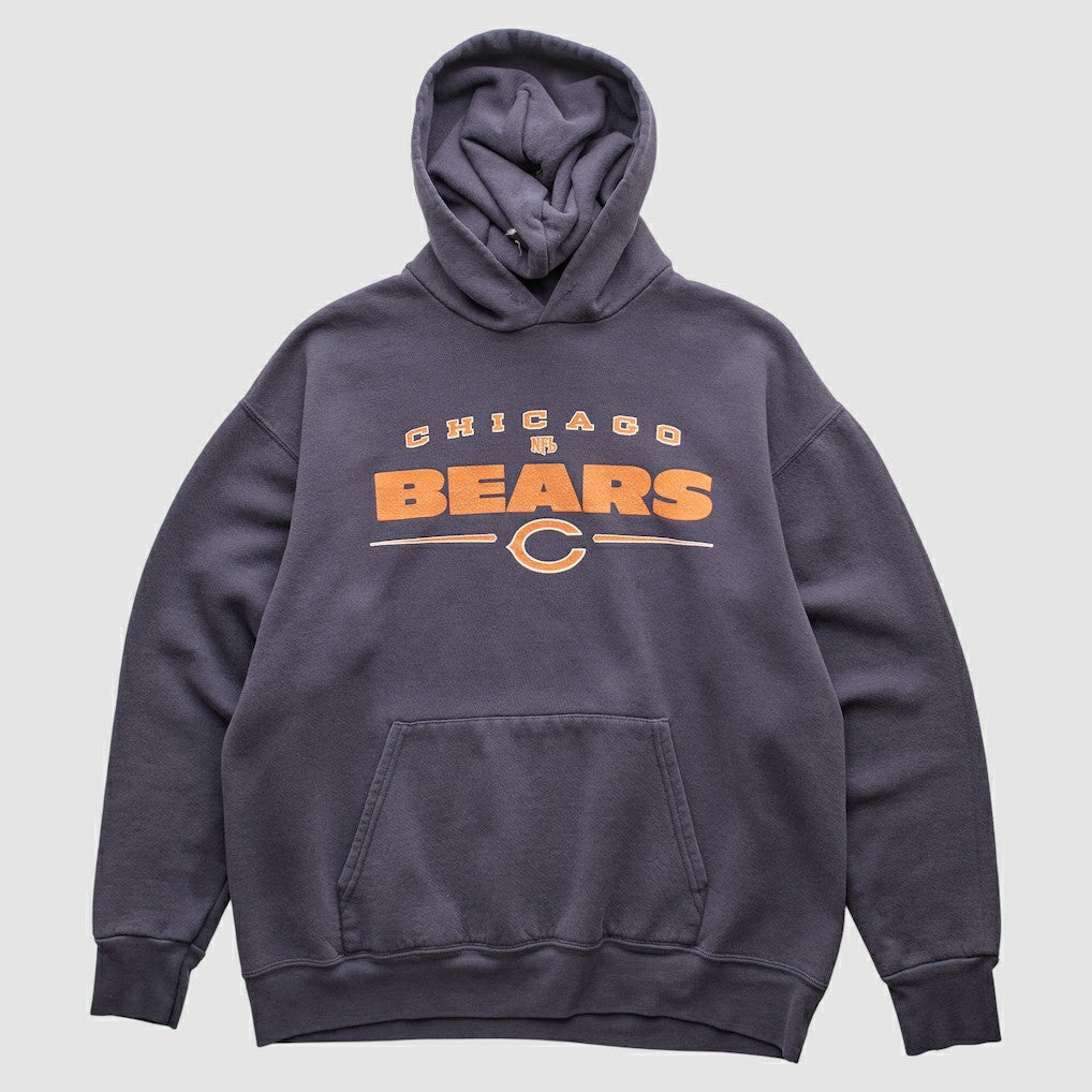 Chicago Bears NFL 2000s Hooded Pullover Sweatshirt - Charcoal Vintage online