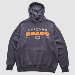 Chicago Bears NFL 2000s Hooded Pullover Sweatshirt - Charcoal Vintage online
