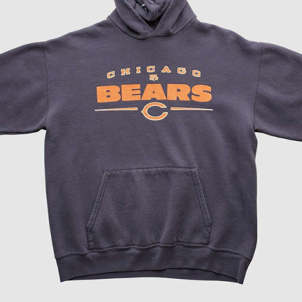 Chicago Bears NFL 2000s Hooded Pullover Sweatshirt - Charcoal Vintage online