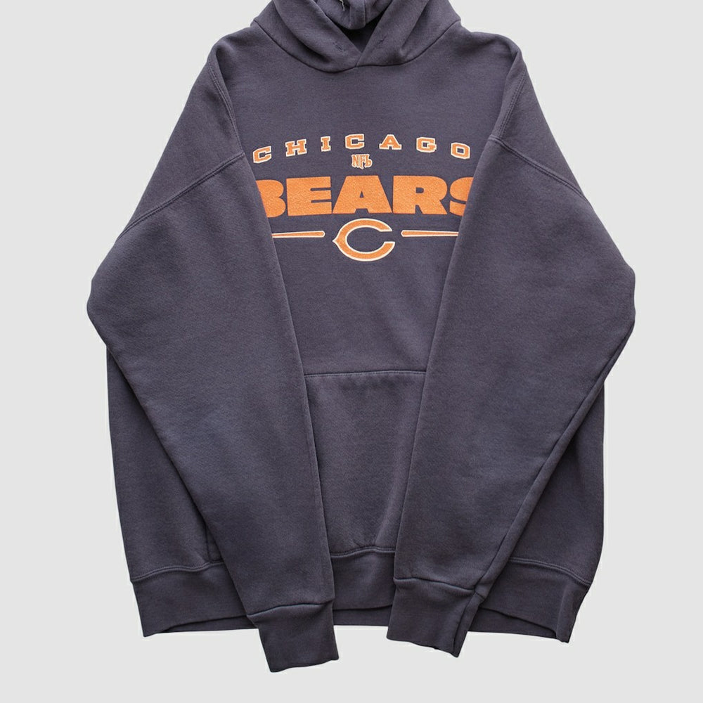 Chicago Bears NFL 2000s Hooded Pullover Sweatshirt - Charcoal Vintage online