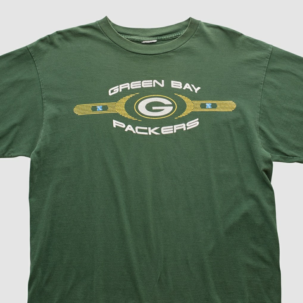 Green Bay Packers 2000s Long Sleeve T-shirt - Green Vintage sale