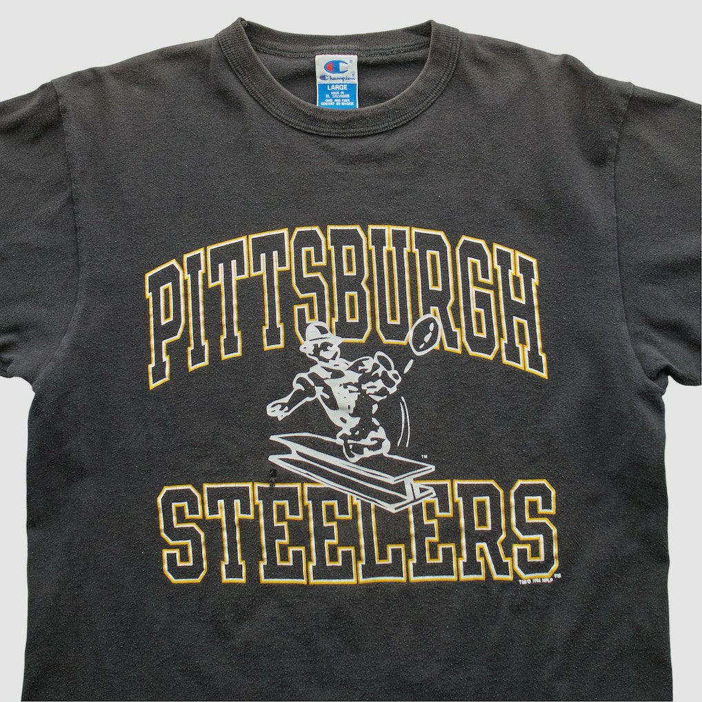 Pittsburgh Steelers Champion 1994 T-shirt - Black Vintage cheap
