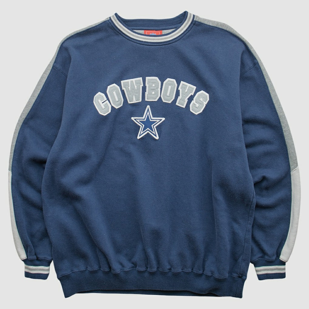 Dallas Cowboys NFL 2000s Pullover Sweatshirt - Navy Vintage sale
