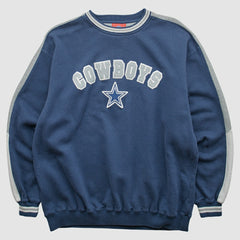 Dallas Cowboys NFL 2000s Pullover Sweatshirt - Navy Vintage sale