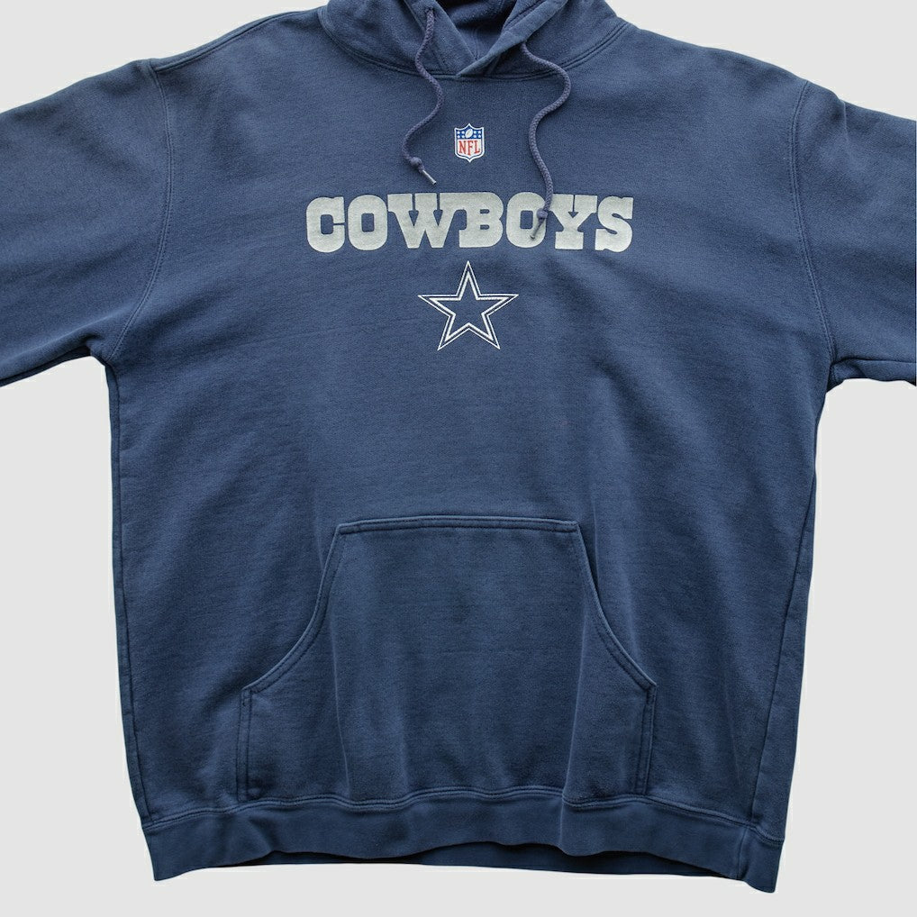Dallas Cowboys Reebok 2000s Hooded Pullover Sweatshirt - Navy Vintage outlet