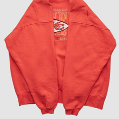 Kansas City Chiefs Galt Sand 90s Pullover Sweatshirt - Red Vintage sale