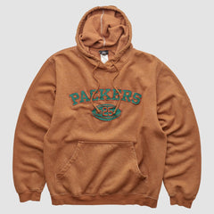 Green Bay Packers Reebok 2010s Hooded Pullover Sweatshirt - Brown Vintage outlet