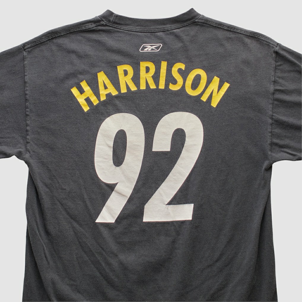 Pittsburgh Steelers Reebok 2000s T-shirt - Charcoal Vintage on sale