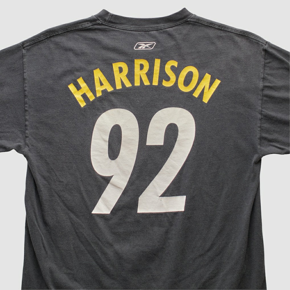 Pittsburgh Steelers Reebok 2000s T-shirt - Charcoal Vintage on sale