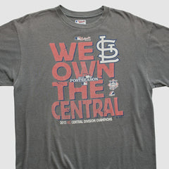St. Louis Cardinals Majestic 2013 T-shirt - Dark Heather Gray Vintage