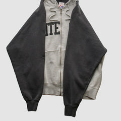 Chicago White Sox Majestic 2000s Hooded Full Zip Sweatshirt - Heather Gray Vintage