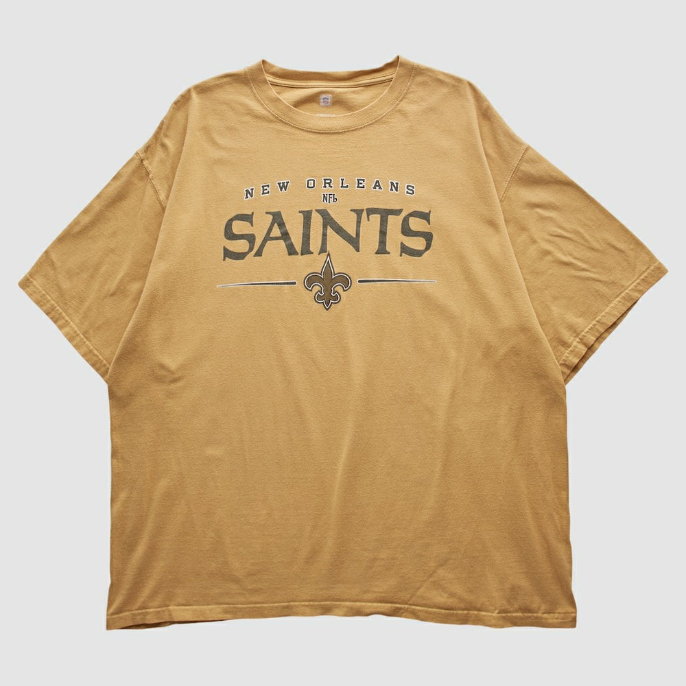 New Orleans Saints NFL 2000s T-shirt - Tan Vintage cheap