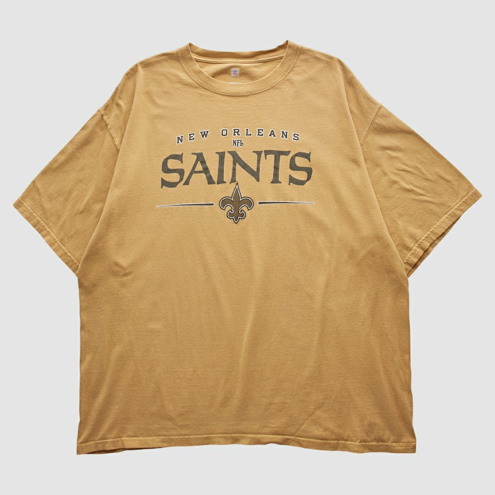 New Orleans Saints NFL 2000s T-shirt - Tan Vintage cheap