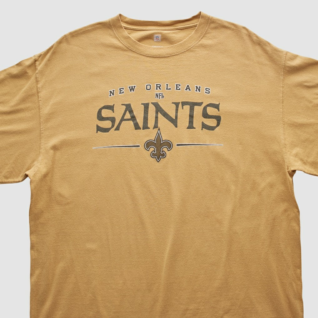 New Orleans Saints NFL 2000s T-shirt - Tan Vintage cheap