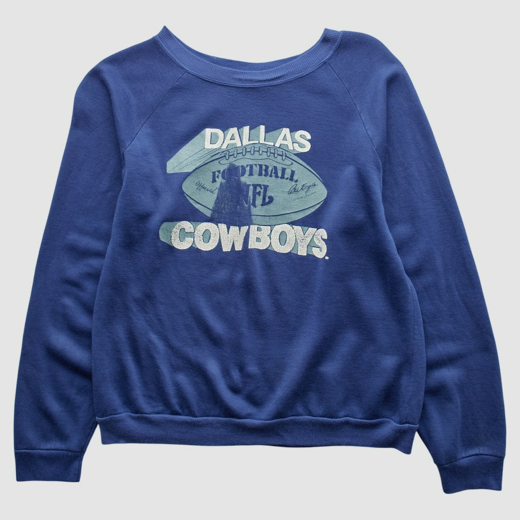 Dallas Cowboys 80s Pullover Sweatshirt - Blue Vintage online
