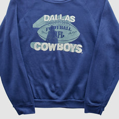 Dallas Cowboys 80s Pullover Sweatshirt - Blue Vintage online