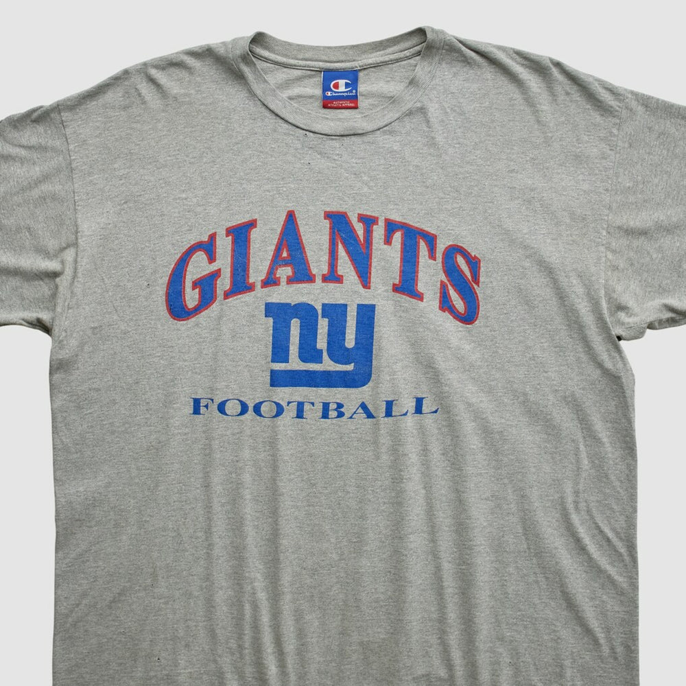 New York Giants Champion 90s T-shirt - Heather Gray Vintage for sale