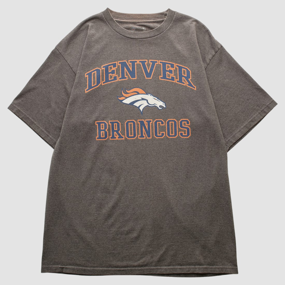 Denver Broncos NFL 2010s T-shirt - Dark Heather Gray Vintage outlet