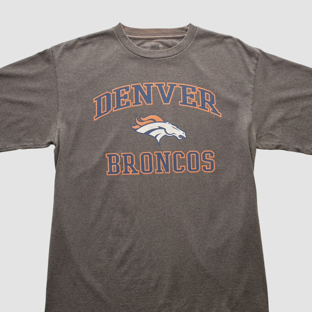 Denver Broncos NFL 2010s T-shirt - Dark Heather Gray Vintage outlet