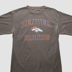 Denver Broncos NFL 2010s T-shirt - Dark Heather Gray Vintage outlet
