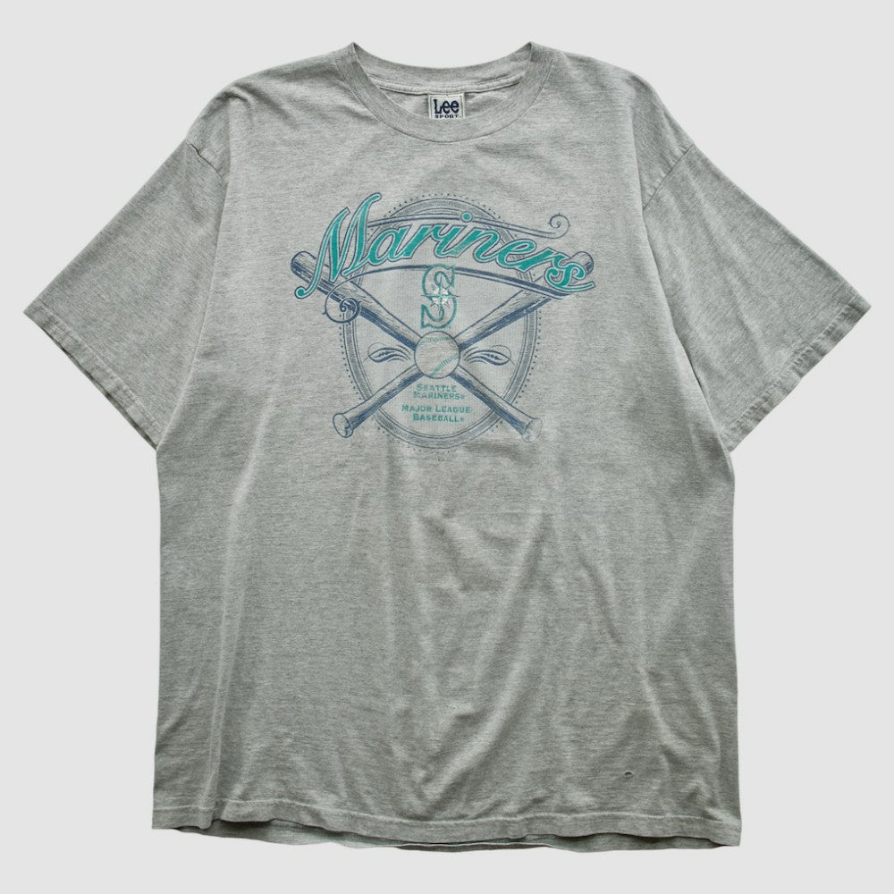 Seattle Mariners Lee Apparel 2001 T-shirt - Heather Gray Vintage