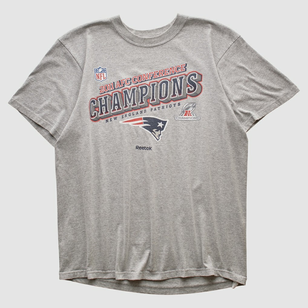 New England Patriots Reebok 2011 T-shirt - Heather Gray Vintage online