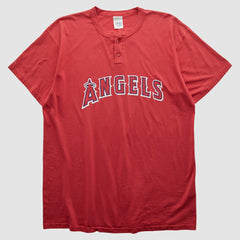 Los Angeles Angels Genuine Merchandise 2000s T-shirt - Red Vintage