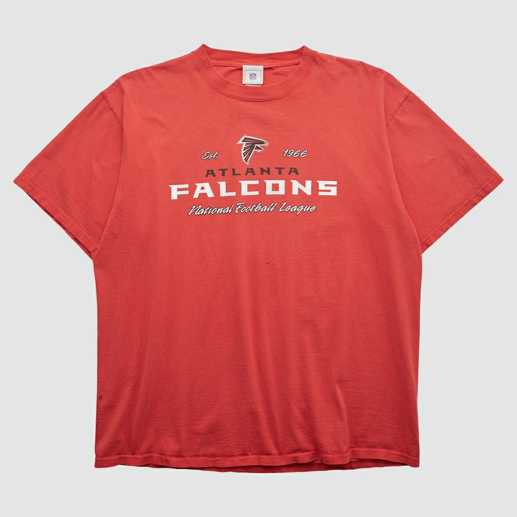 Atlanta Falcons NFL 2000s T-shirt - Red Vintage sale