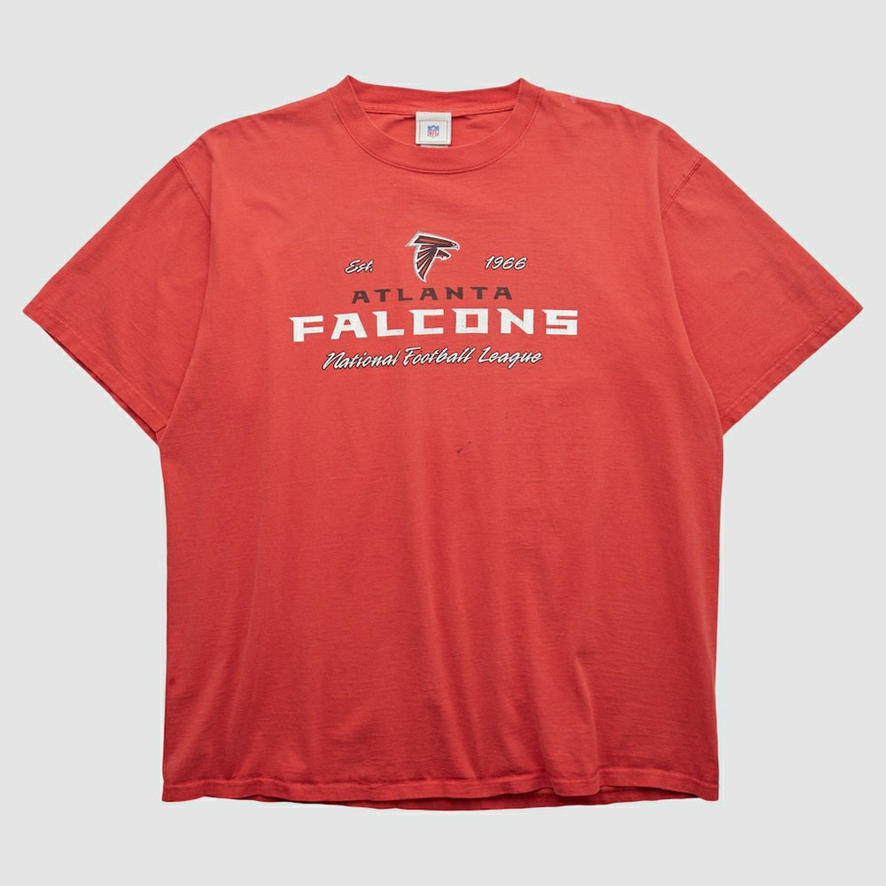 Atlanta Falcons NFL 2000s T-shirt - Red Vintage sale
