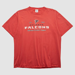Atlanta Falcons NFL 2000s T-shirt - Red Vintage sale
