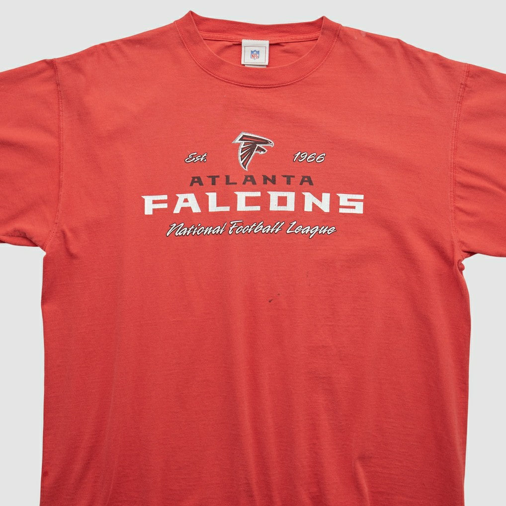 Atlanta Falcons NFL 2000s T-shirt - Red Vintage sale