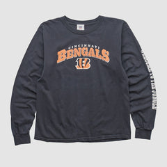 Cincinnati Bengals NFL 2010s Long Sleeve T-shirt - Charcoal Vintage discount
