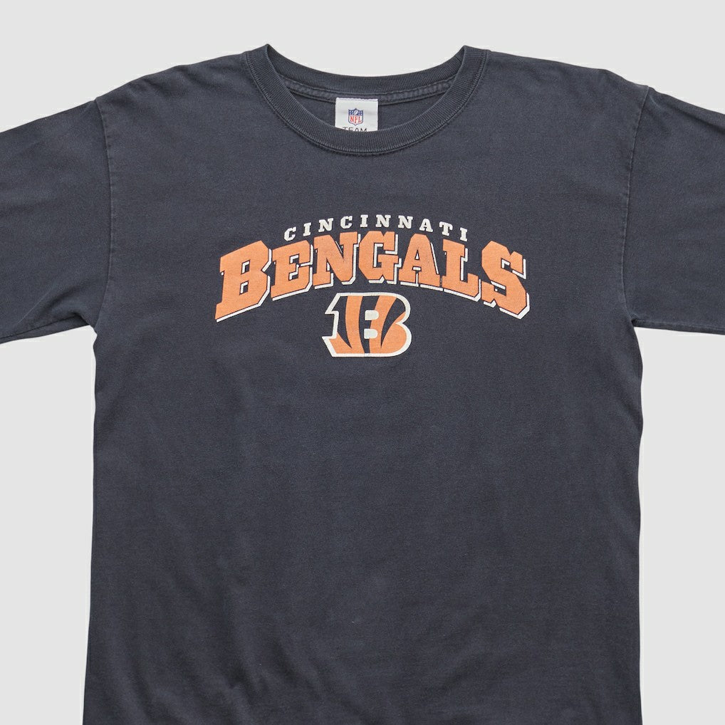Cincinnati Bengals NFL 2010s Long Sleeve T-shirt - Charcoal Vintage discount