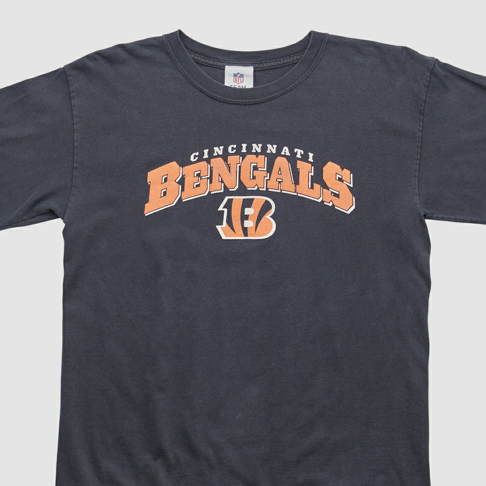 Cincinnati Bengals NFL 2010s Long Sleeve T-shirt - Charcoal Vintage discount