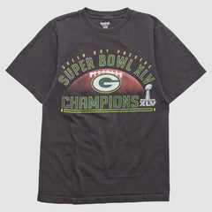Green Bay Packers Reebok 2011 T-shirt - Black Vintage cheap